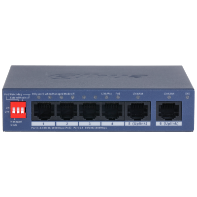 CS4006-4GT-36 - Switch PoE zarządzalny w chmurze 6-portowy - Dahua | CS4006-4GT
