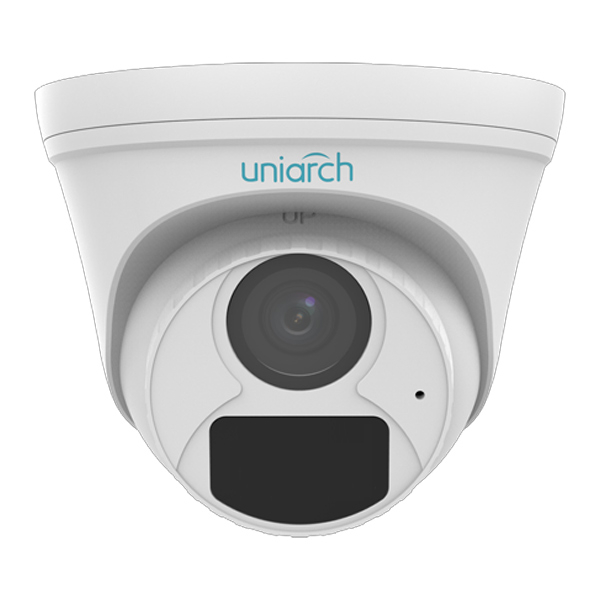 IPC-T124-APF28K - Kamera kopułkowa IP  4Mpx, 2.8mm, IR30m, Mikrofon, slot microSD - Uniarch By Uniview | IPC-T124-APF28K