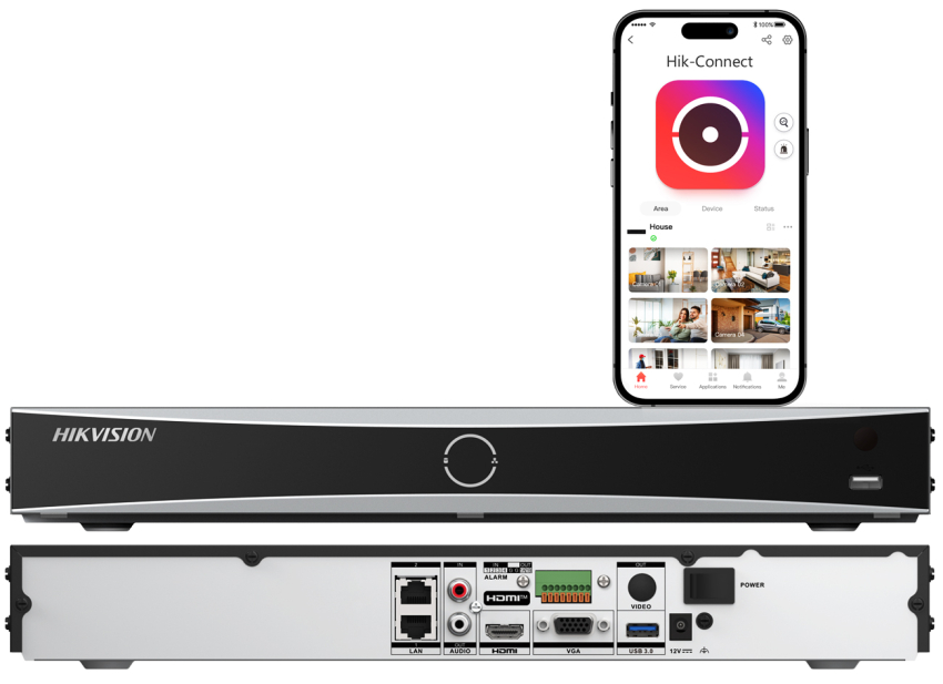 DS-7616NXI-I2/VPro - Rejestrator IP 16-kanałowy, do 32Mpx, 2x HDD, AI Guanlan - Hikvision | 6936422162757