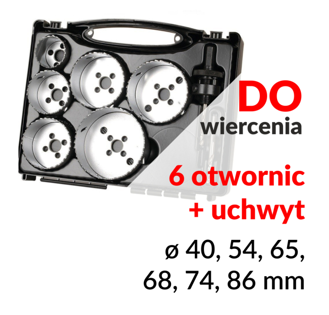 WF5423000 - Zestaw 6 otwornic „instalacje elektryczne