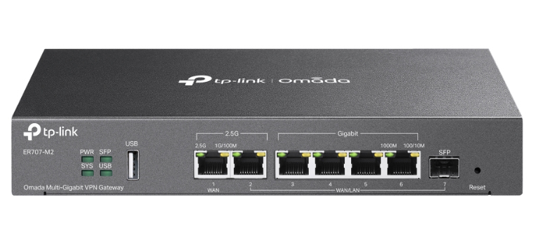 ER707-M2 - Wielogigabitowy router VPN Omada - TP Link | ER707-M2