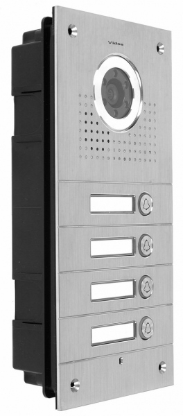 S564 - Panel bramowy 4-rodzinny  z kamerą - Vidos | 5907281202190