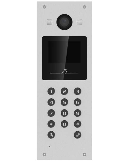 DS-KD3003-E6 - Stacja bramowa IP z czytnikiem i szyfratorem - Hikvision | 6941264077817