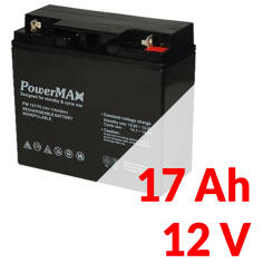 PM 12170 - Akumulator PowerMAX 17Ah 12V - MaxBat | PM 12170