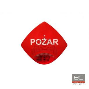 SGO-Pgz2 - Sygnalizator akustyczno-optyczny zewnętrzny z komunikatami słownymi - W2 | SGO-Pgz2