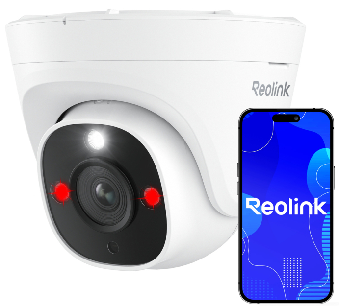 P344 - Kamera kopułkowa IP 12Mpx, 4mm, Dual Light, PoE, Detekcja AI - Reolink | 6975253984305