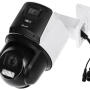 PTZ-D4-PRO - Kamera obrotowa IP TandemVu 4Mpx+4Mpx, 2.8mm / 2.8-12mm, Smart Hybrid Light, DarkFighter - HiLook By Hikvision | PTZ-D4-PRO