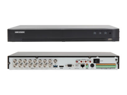 DS-7216HQHI-K2 - Rejestrator hybrydowy 1080P, 16-kanałowy, CVI, TVI, AHD, CVBS + 8 dodatkowych kanałów IP - HIKVISION | 6941264022473