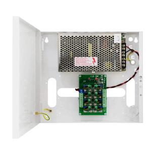 PSDC08128 - Zasilacz impulsowy PSDC 12V/8A/8x1A do CCTV - PULSAR | 5906881447116
