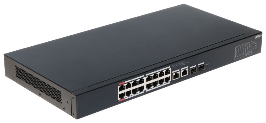 CS4218-16ET-135 - Switch zarządzalny PoE, 16+2 portowy - Dahua | CS4218-16ET-135