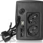 UPS850-T-LI/LCD - Zasilacz UPS LCD, 850VA/510W, 2x230V, Line-Interactive - EAST
