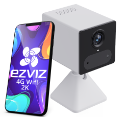 CB2 2K - Kamera wewnętrzna 2K Na Karte SIM, WiFi, 4G, FullHD, Audio, IR 5m - EZVIZ | 6941545619194
