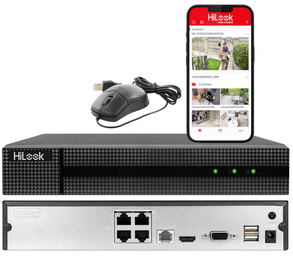 Rejestrator IP PoE HiLook by Hikvision