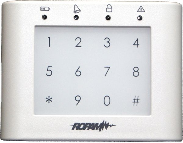 TK-3W - KLAWIATURA DOTYKOWA, STREFOWA, BIAŁA - Ropam