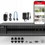 Zestaw do Monitoringu IP 4Mpx, 6 Kamer PTZ-N2C400M-DE Smart Hybrid Light, PoE - HiLook by Hikvision