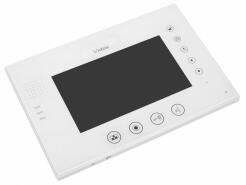 M670W S2 - Monitor kolorowy 7” LCD bezsłuchawkowy, z pamięcią 100 zdjęć, biały - Vidos | 5907281201100