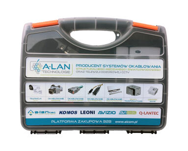 Zestaw narzędzi instalatorskich w walizce - ALANTEC