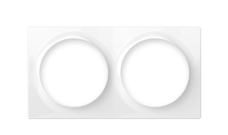 FG-Wx-PP-0003 - Ramka podwójna ozdobna do serii gniazd Fibaro Walli - Fibaro | 5902701701826