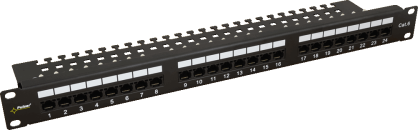 RP-U24V6 - Patch Panel 24 porty / UTP / Cat6 - Pulsar | 5902135305898