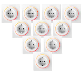 FGWOF-011 - Inteligentne gniazdko, Walli Outlet typ F, 10 szt. - Fibaro | 5902701701666