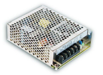 RS-75-12 - Zasilacz do zabudowy 12V 6A 72W MeanWell