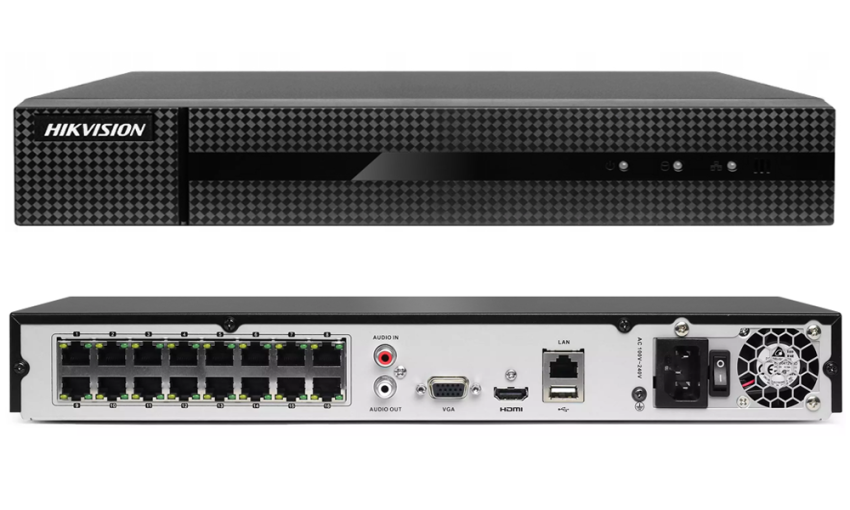 HWN-4216MH-16P - Rejestrator IP 16-ch, do 8Mpx, 16xPoE, 2xHDD - Hikvision Hiwatch | 6954273661502