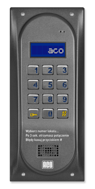 CDNP6S Slave - Centrala domofonowa Slave, cyfrowa - ACO | CDNP6S Slave