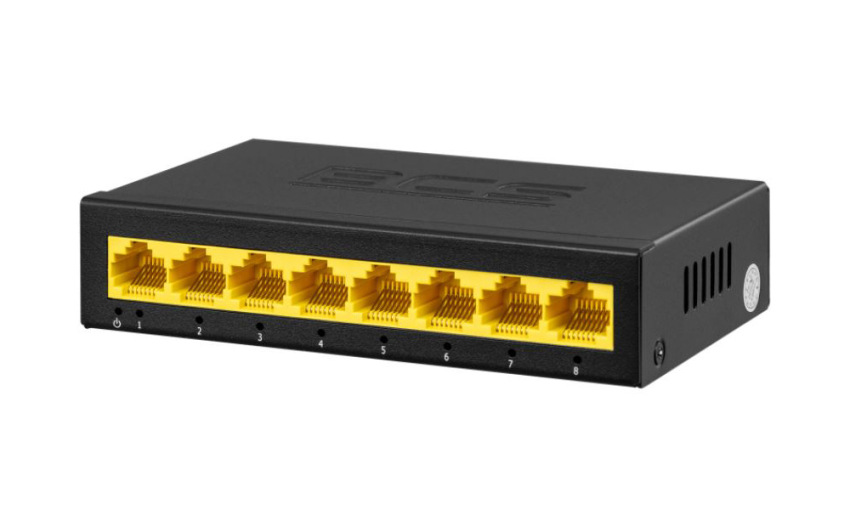 BCS-B-S08G - Switch 8-portowy Gigabit - BCS Basic | BCS-B-S08G