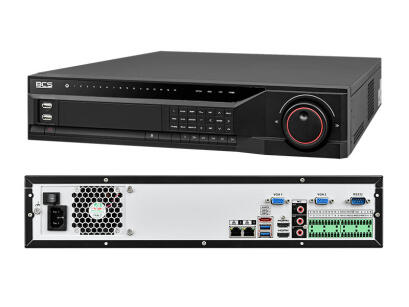 BCS-NVR6408-4K-III - Rejestrator IP 64-kanałowy, do 12 Mpx, 8x HDD  - BCS LINE | BCS-NVR6408-4K-III