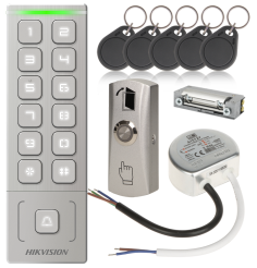 DS-K1T809MX KD3 KIT - Zestaw kontroli dostępu, szyfrator, czytnik Mifare - Hikvision | DS-K1T809MX KD3 KIT
