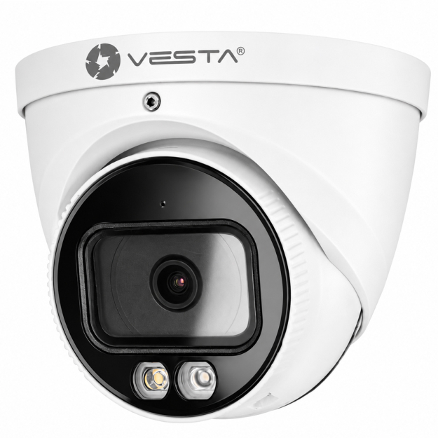 IPC-T36-AS-PV - Kamera kopułkowa IP 6Mpx, 2.8mm, Smart Dual Light 40m, Starlight, 3in1, AI - VESTA | IPC-T36-AS-PV