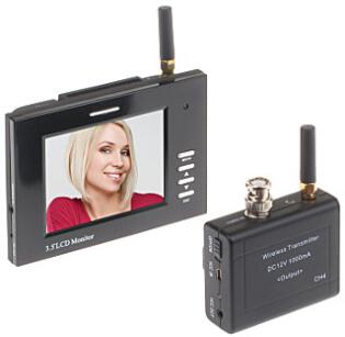 TFT-3,5RF - Monitor TFT 3,5" bezprzewodowy z nadajnikiem