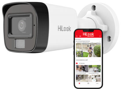 IPC-B140HA-LUC - Kamera tubowa IP 4MPx, 2.8mm, Smart Hybrid Light, Mikrofon - HiLook by Hikvision | 6942160461960
