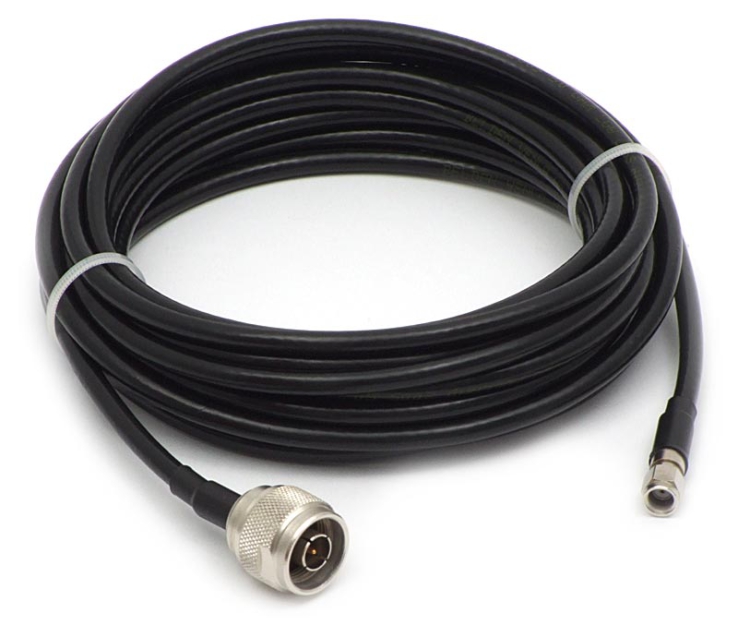 Konektor wtyk SMA R/P - wtyk N na 10m przewodzie RF-5