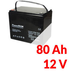 PMG 12800 - Akumulator żelowy 80Ah 12V - MaxBat | PMG 12800