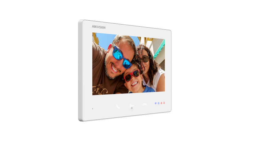 DS-KH7300EY-WTE2/White- Monitor wideodomofonu IP, 7' LCD, PoE - Hikvision | DS-KH7300EY-WTE2/White