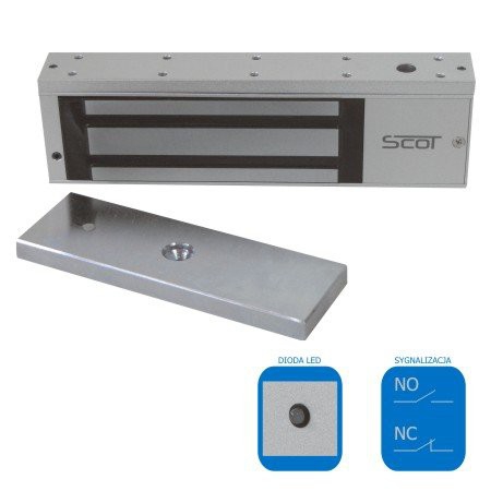 EL-1200SL2 - Zwora elektromagnetyczna z przekaźnikiem i LED - SCOT | EL-1200SL2