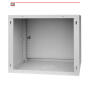 Szafa RACK wisząca, 19'', 9U, 450mm, pełne drzwi - STALFLEX - 4