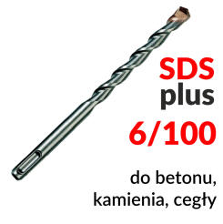 AB00002305 - Wiertło SDS-Plus 6/100/160mm - Abraboro