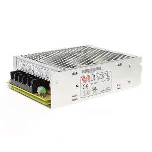RS-75-24 - Zasilacz do zabudowy 24V 3.2A 76.8W MeanWell | RS-75-24