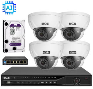 System do pomiaru liczby osób w obiekcie, 4-wejściowy, AI - BCS | System BCS AI 4
