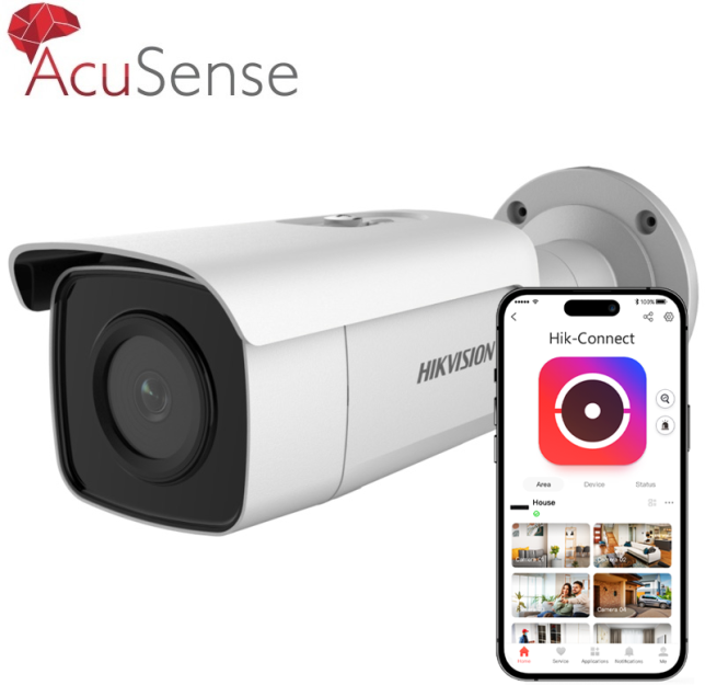 DS-2CD2T26G2-4I - Kamera tubowa IP AcuSense 2Mpx, 2.8mm, IP67, PoE - Hikvision | 6931847165833