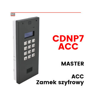CDNP7ACC ST - Domofon cyfrowy z zamkiem szyfrowym i czytnikiem zbliżeniowym (MASTER) - ACO | CDNP7ACC ST