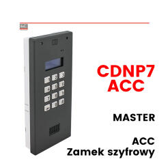 CDNP7ACC ST - Domofon cyfrowy z zamkiem szyfrowym i czytnikiem zbliżeniowym (MASTER) - ACO | CDNP7ACC ST