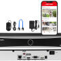 Zestaw do Monitoringu IP 4Mpx, 14 Kamer IPC-T241H-C BLACK, Rejestrator DS-7616NXI-K1, 16xPoE - HiLook by Hikvision | IPC-T241H-C BLACK(x14) NXI KIT