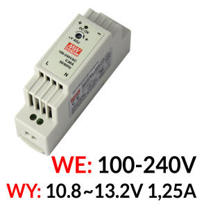 DR-15-12 - Profesjonalny zasilacz LED 15W - Mean Well | DR-15-12
