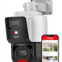 Zestaw do Monitoringu IP 2x 4Mpx, 4 Kamery TandemVu PTZ-D4-PRO, Smart Hybrid Light, PoE - HiLook by Hikvision