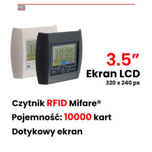 bibi-C25 - Rejestrator RCP z kolorowym ekranem dotykowym - MICROMADE | bibi-C25