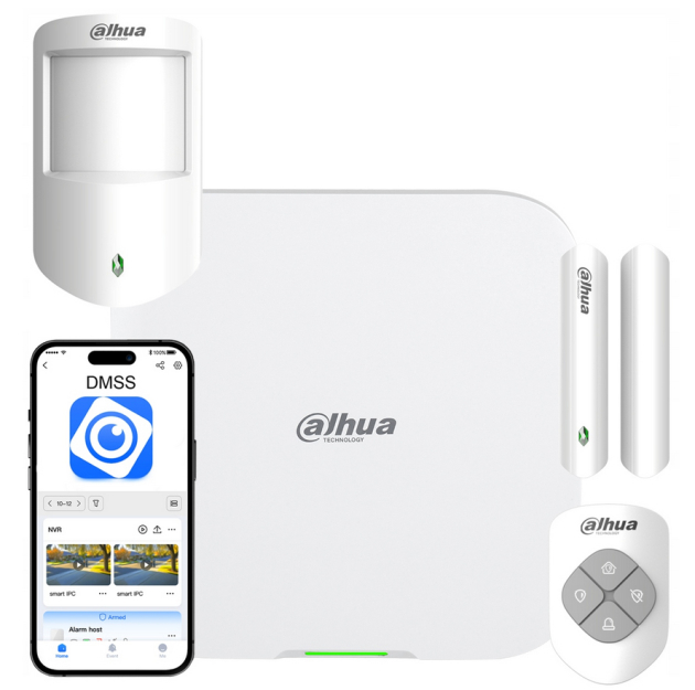 ART-ARC3800H-03-FW2 - Zestaw alarmowy, bezprzewodowy, AirShield, WiFi, 4G/LTE - Dahua | 6939554959981