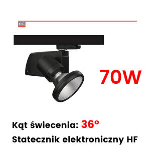 Profesjonalny projektor Robin HF 70W MH + szyna 1m, adapter - LUG | HF 70W MH